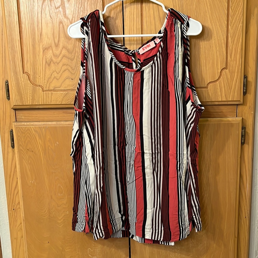 Evri plus size striped tank size 4X